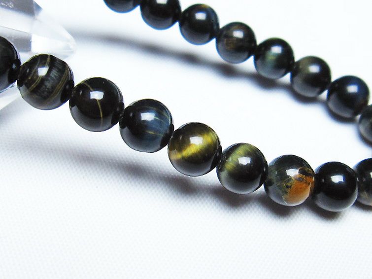 ミックスタイガーアイ ブレスレット 7mm [T32-7306] 3枚目