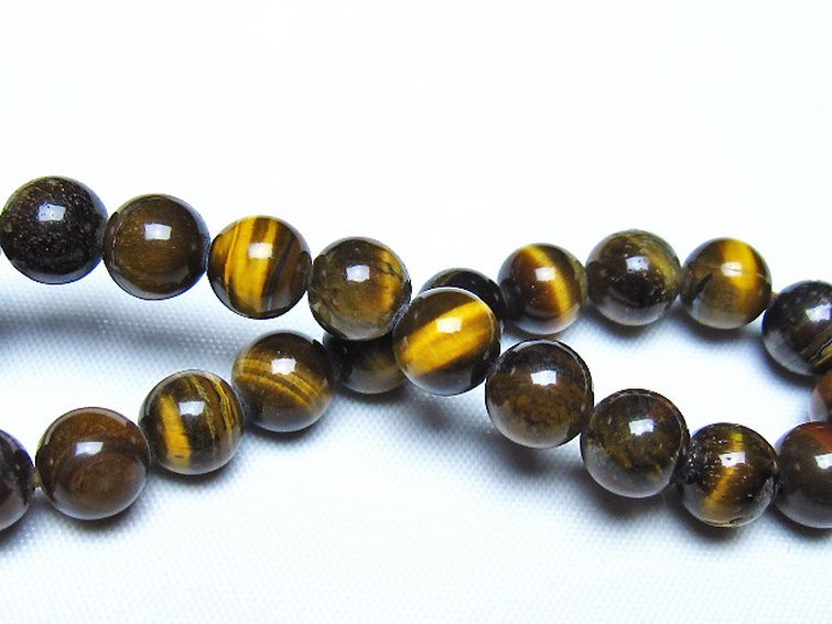 ミックスタイガーアイ ブレスレット 8mm [t32-7406] 2枚目