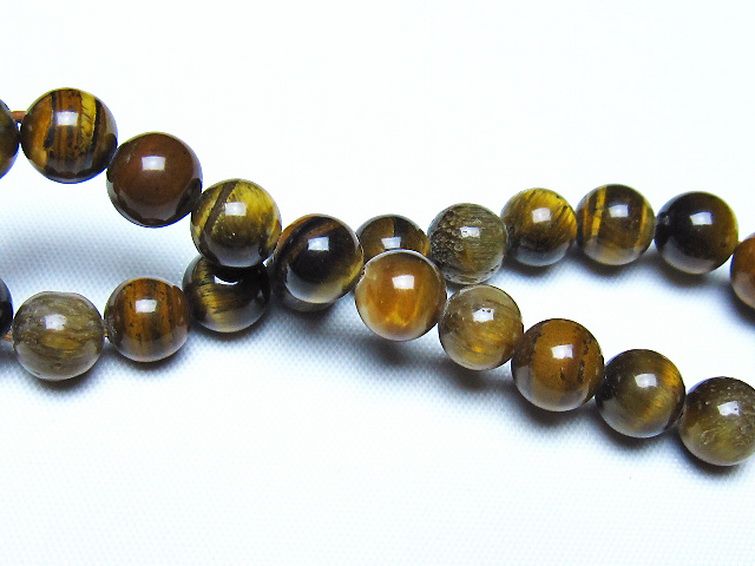 ミックスタイガーアイ ブレスレット 8mm [t32-7407] 2枚目