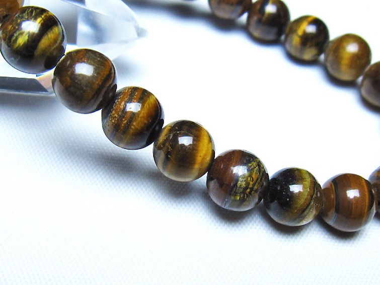 ミックスタイガーアイ ブレスレット 8mm [t32-7408] 3枚目