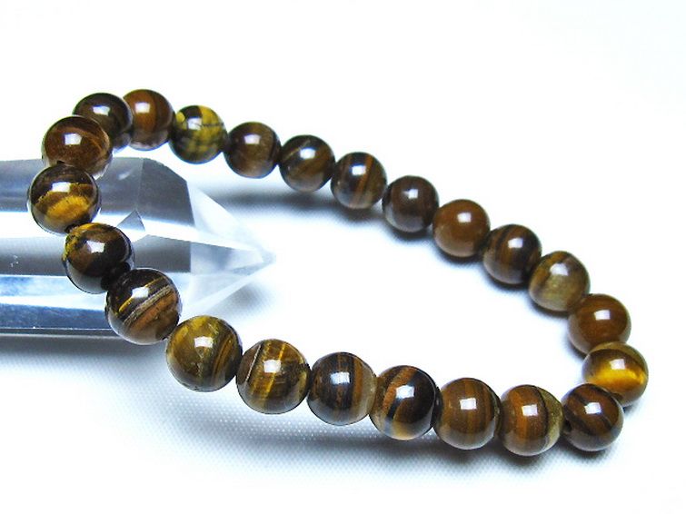 ミックスタイガーアイ ブレスレット 8mm [t32-7409] 1枚目