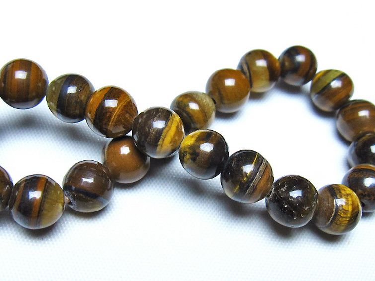 ミックスタイガーアイ ブレスレット 8mm [t32-7409] 2枚目