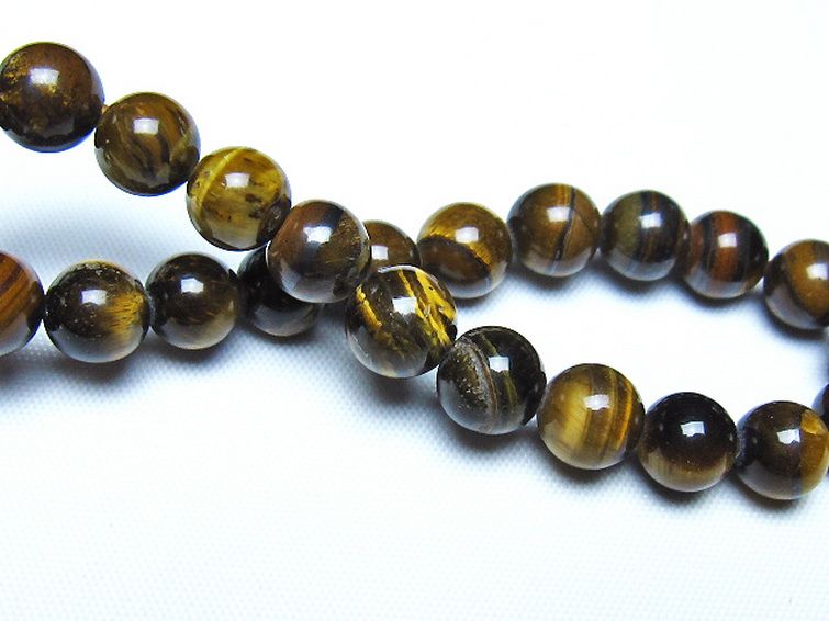 ミックスタイガーアイ ブレスレット 8mm [t32-7413] 2枚目