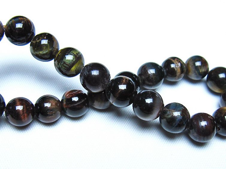 ミックスタイガーアイ ブレスレット 8mm [t32-7415] 2枚目