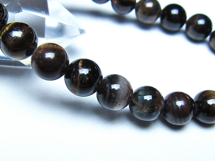 ミックスタイガーアイ ブレスレット 8mm [t32-7415] 3枚目