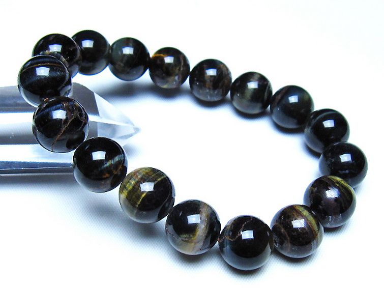 ミックスタイガーアイ ブレスレット 12mm [t32-7441] 1枚目