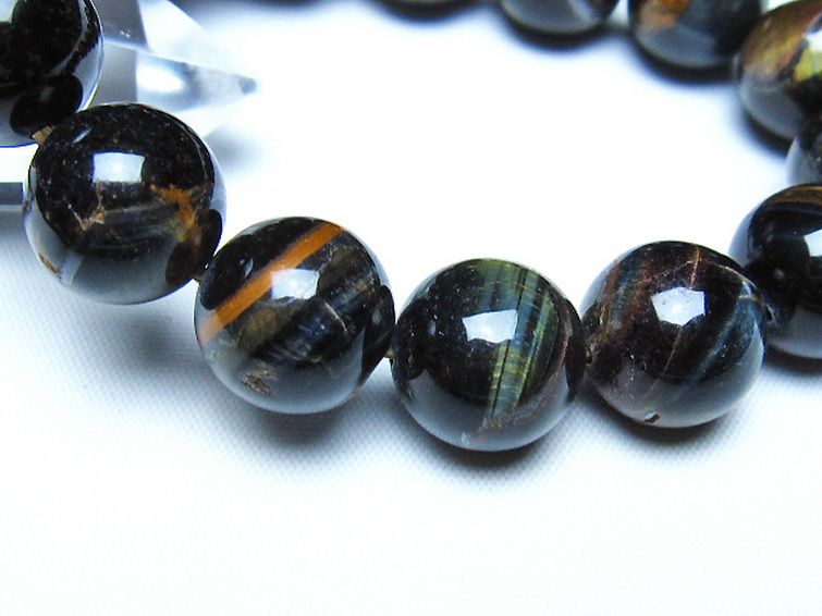 ミックスタイガーアイ ブレスレット 13mm [t32-7462] 3枚目