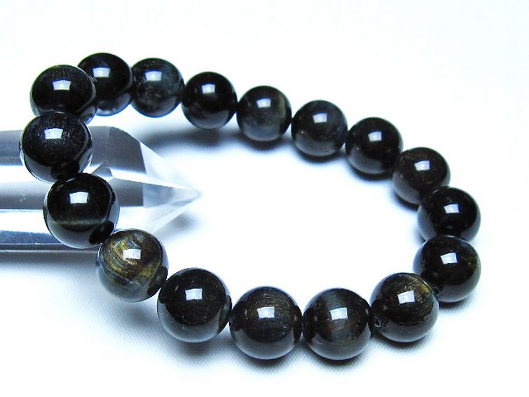 ミックスタイガーアイ ブレスレット 12mm [t32-7464] 1枚目