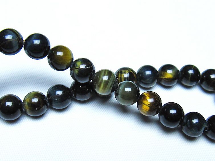 ミックスタイガーアイ ブレスレット 7mm [t32-7470] 2枚目