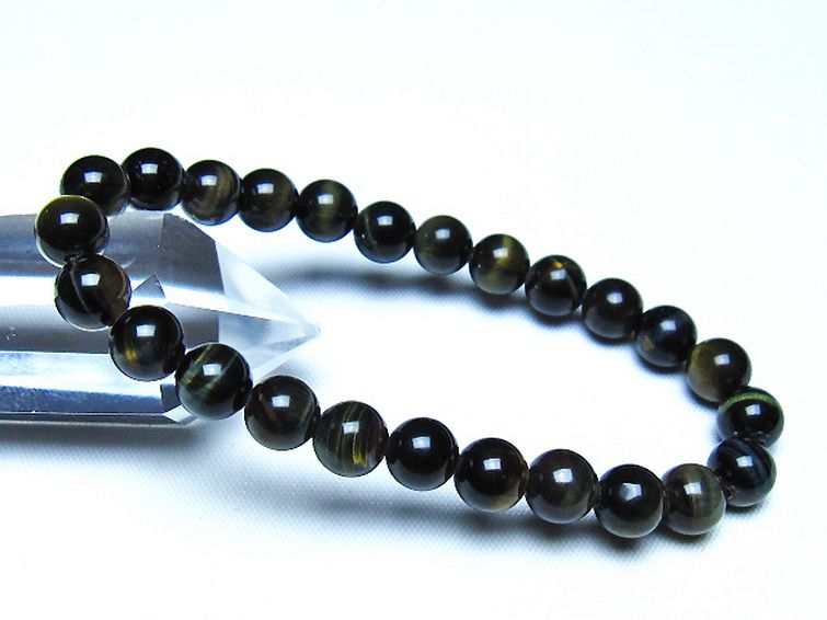 ミックスタイガーアイ ブレスレット 7mm [t32-7475] 1枚目