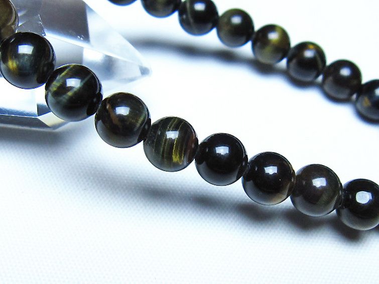 ミックスタイガーアイ ブレスレット 7mm [t32-7475] 3枚目