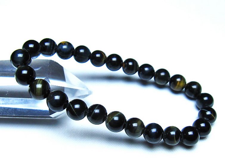 ミックスタイガーアイ ブレスレット 7mm [t32-7478] 1枚目