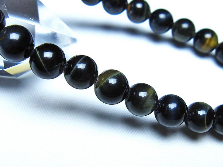 ミックスタイガーアイ ブレスレット 7mm [t32-7478] 3枚目