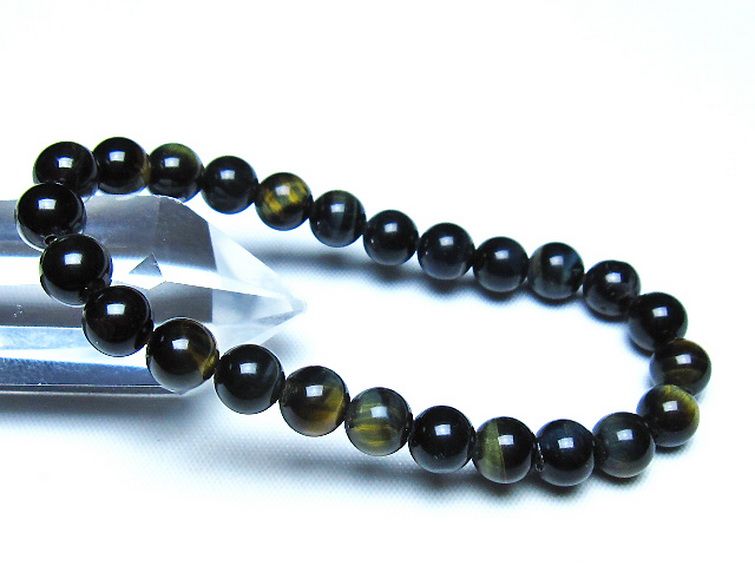 ミックスタイガーアイ ブレスレット 7mm [t32-7480] 1枚目