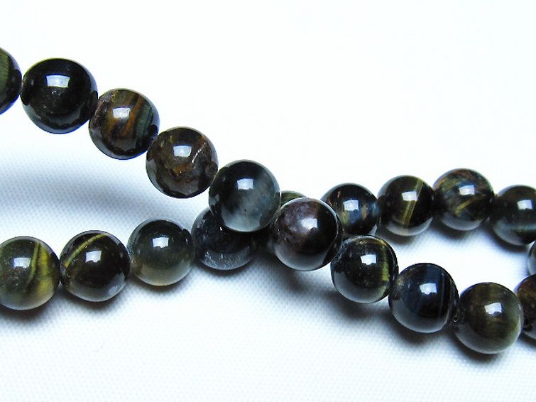 ミックスタイガーアイ ブレスレット 8mm [t32-7491] 2枚目