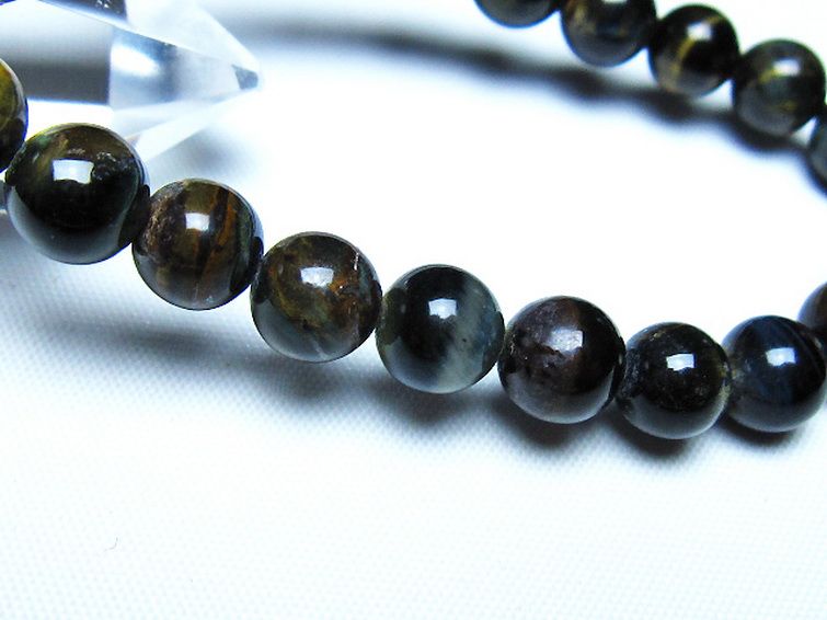 ミックスタイガーアイ ブレスレット 8mm [t32-7491] 3枚目