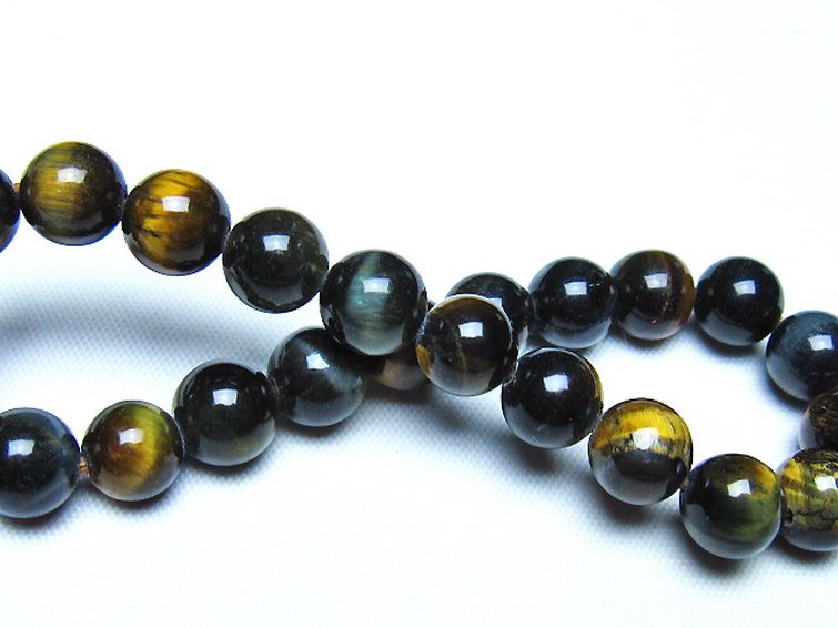 ミックスタイガーアイ ブレスレット 8mm [t32-7494] 2枚目