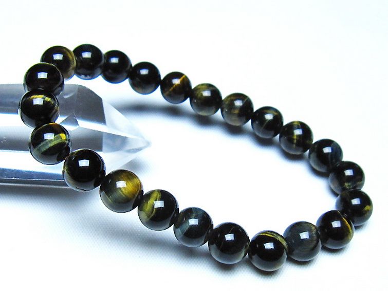 ミックスタイガーアイ ブレスレット 8mm [t32-7495] 1枚目