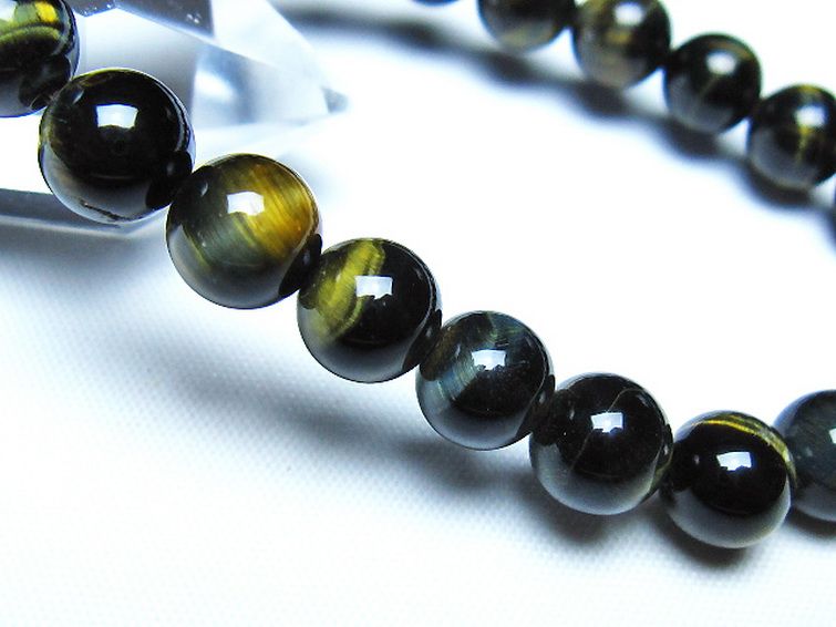 ミックスタイガーアイ ブレスレット 8mm [t32-7495] 3枚目