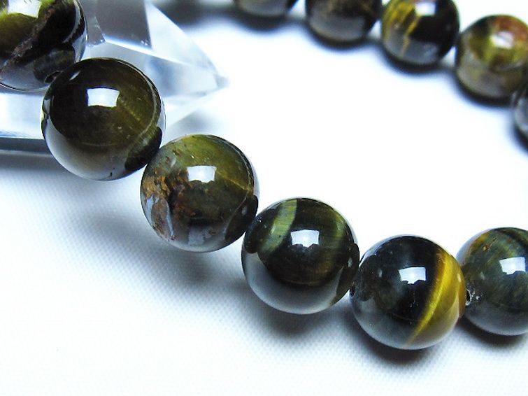 ミックスタイガーアイ ブレスレット 12mm [t32-7498] 3枚目