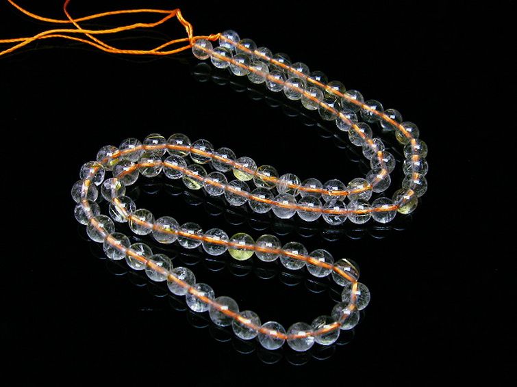 ゴールドタイチンルチル 一連 5mm ビーズ [t320-3286] 3枚目