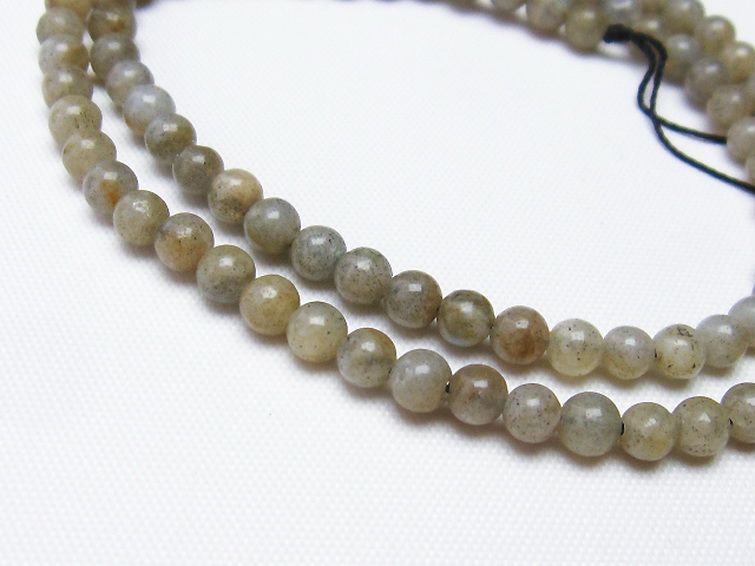 ラブラドライト 一連 4mm ビーズ [t321-1579] 2枚目