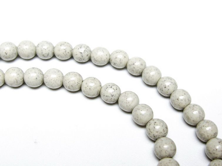 台湾産 北投石 天然ラジウム効果 ネックレス 6mm [t323-3096] 3枚目