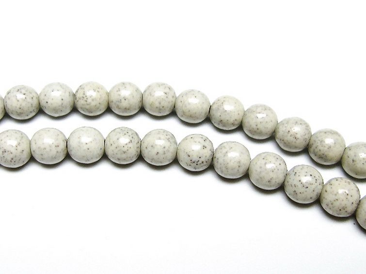 台湾産 北投石 天然ラジウム効果 ネックレス 6mm [t323-3111] 3枚目