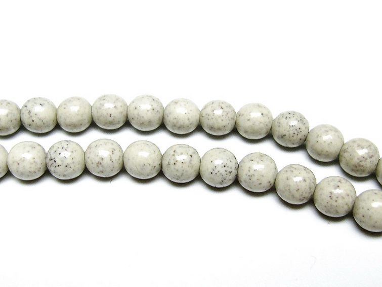 台湾産 北投石 天然ラジウム効果 ネックレス 6mm [t323-3114] 3枚目