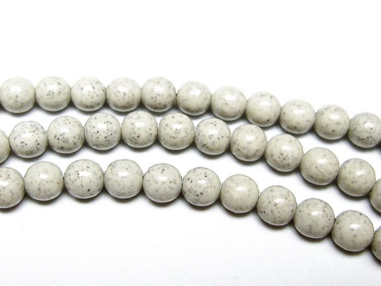 台湾産 北投石 天然ラジウム効果 ネックレス 6mm [t323-3149] 3枚目