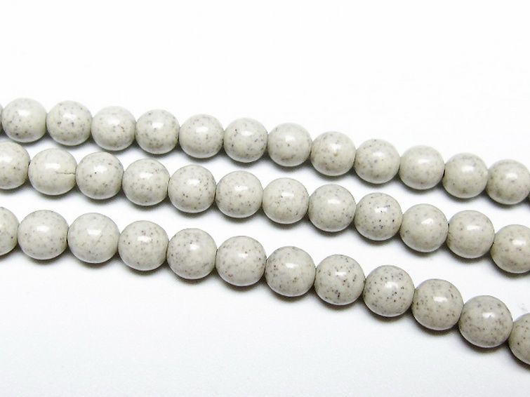 台湾産 北投石 天然ラジウム効果 ネックレス 6mm [t323-3176] 3枚目