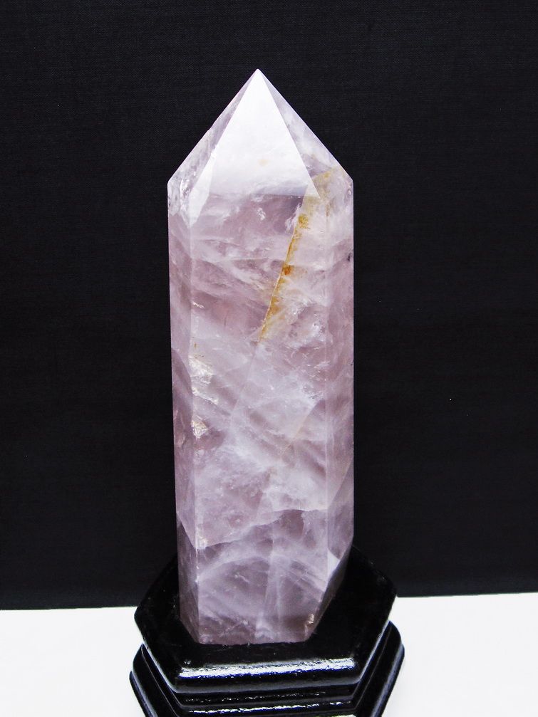 ローズクォーツ 六角柱 [t332-5651] 1枚目