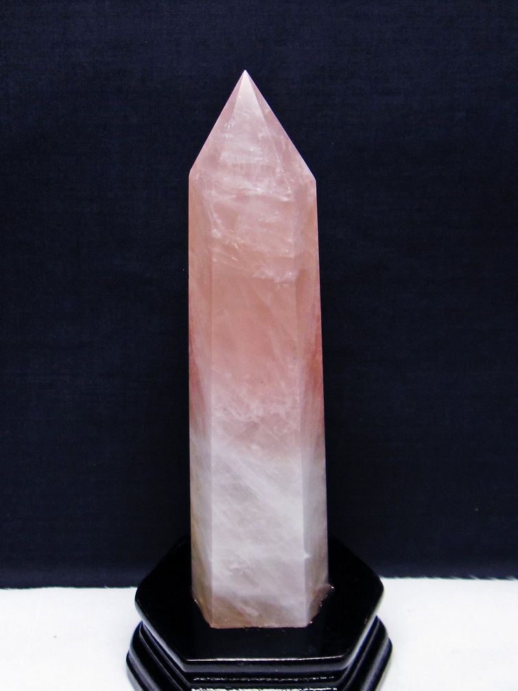 ローズクォーツ 六角柱[T332-5689] 1枚目