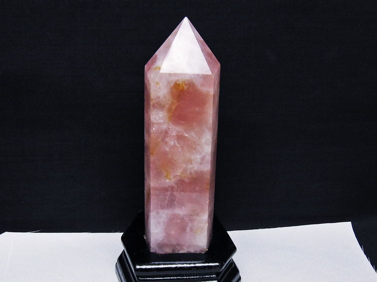 ローズクォーツ 六角柱[T332-5926] 1枚目