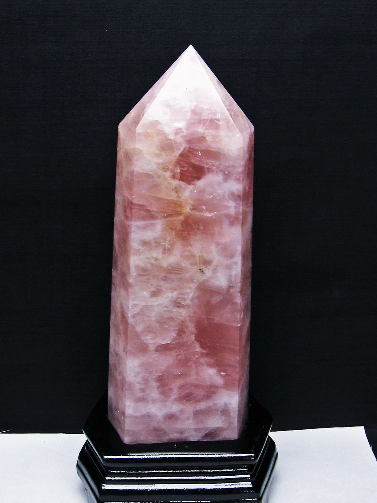 2.2Kg ローズクォーツ 六角柱 [t332-6065] 1枚目