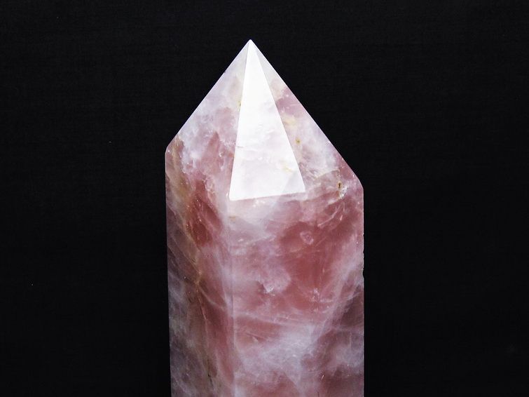 2.2Kg ローズクォーツ 六角柱 [t332-6065] 3枚目