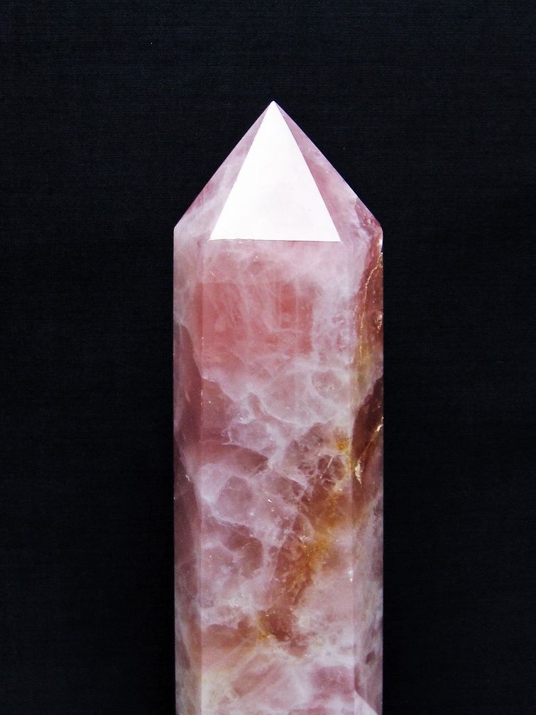 1Kg ローズクォーツ 六角柱 [t332-6074] 2枚目