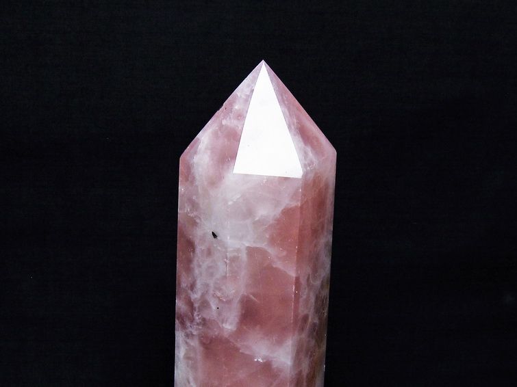 1Kg ローズクォーツ 六角柱 [t332-6074] 3枚目