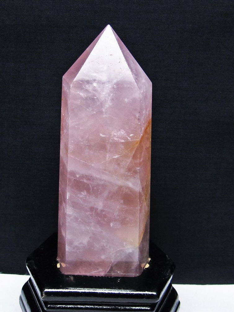 ローズクォーツ 六角柱 [t332-6097] 1枚目