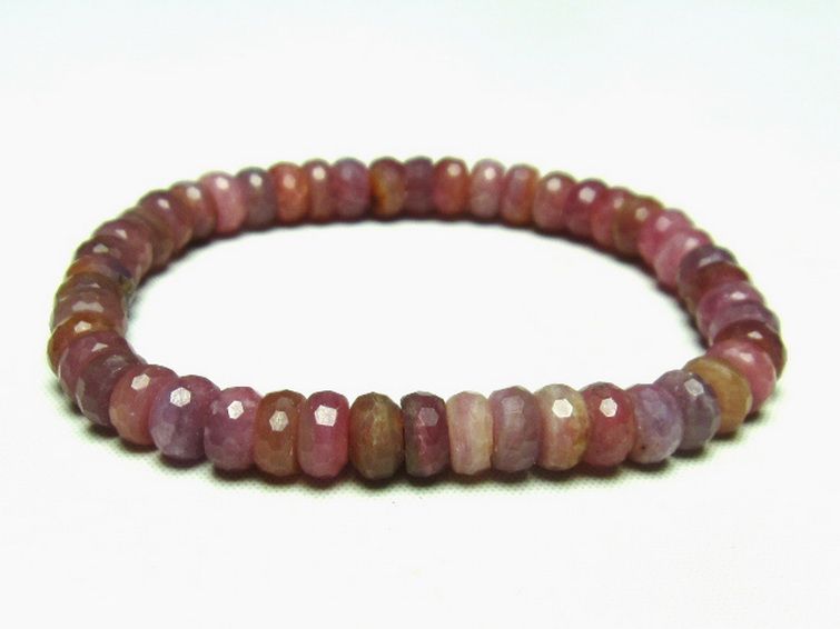 ルビー ブレスレット 7mm [t336-8613] 1枚目