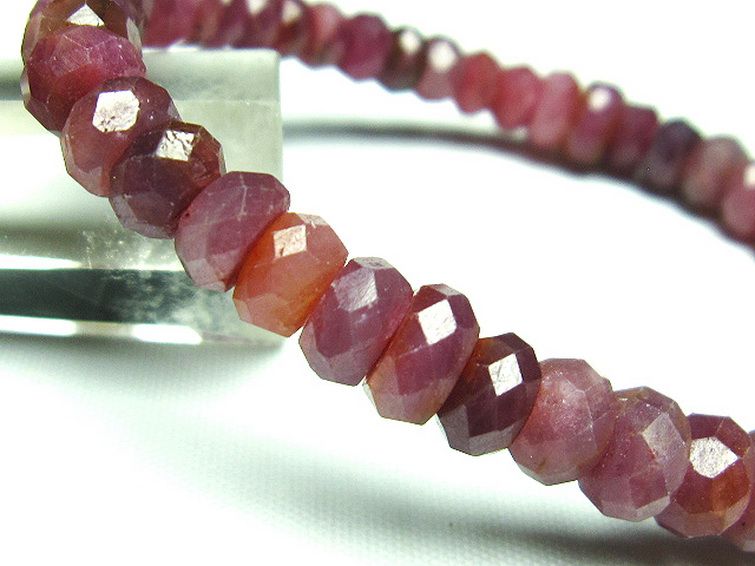 ルビー ブレスレット 7mm [t336-8819] 3枚目