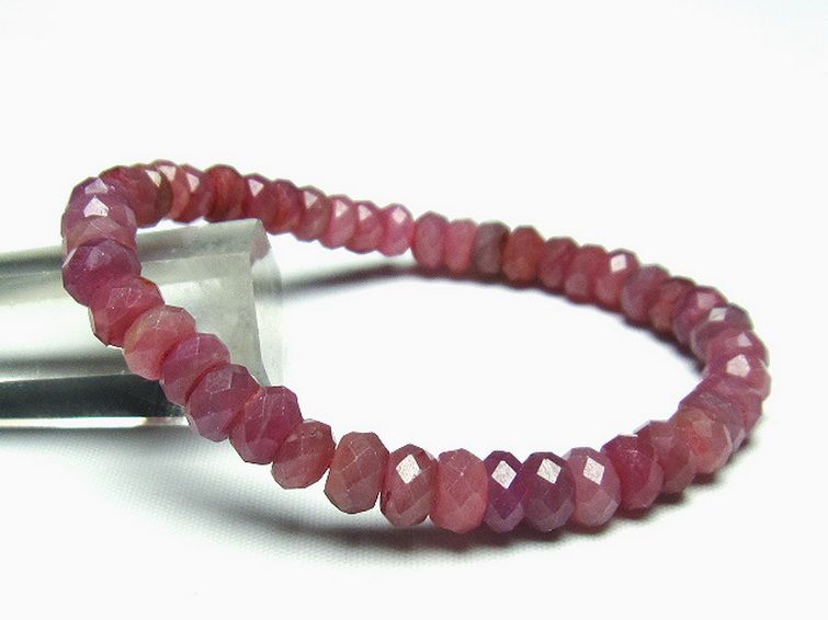 ルビー ブレスレット 7mm [t336-8826]