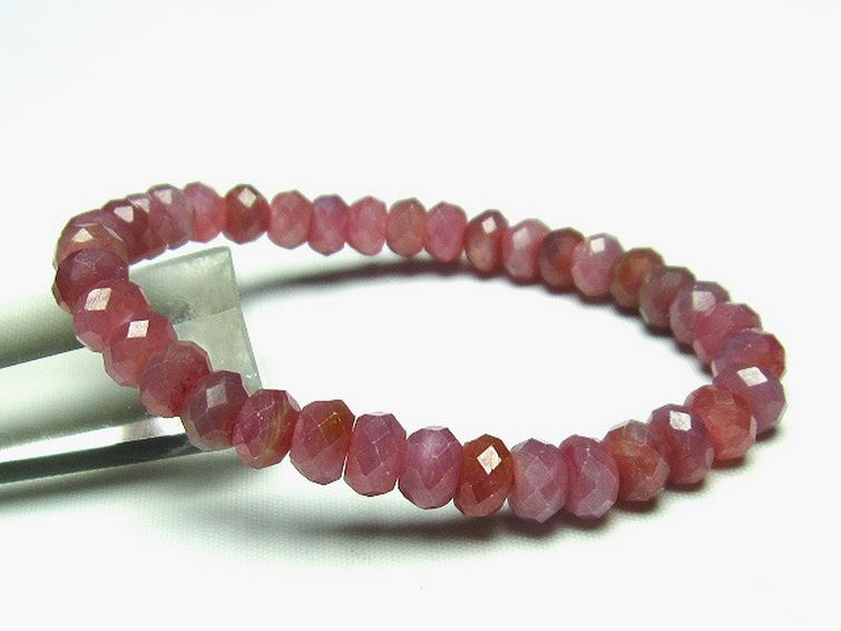 ルビー ブレスレット 8mm [t336-8848] 1枚目