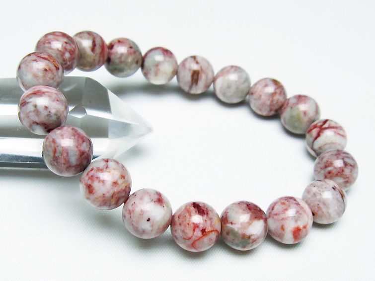 シナバークォーツ　賢者の石 ブレスレット 11mm [t34-13177] 1枚目