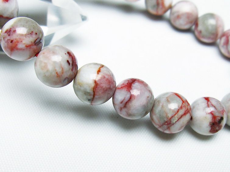 シナバークォーツ　賢者の石 ブレスレット 9mm [t34-13193] 3枚目