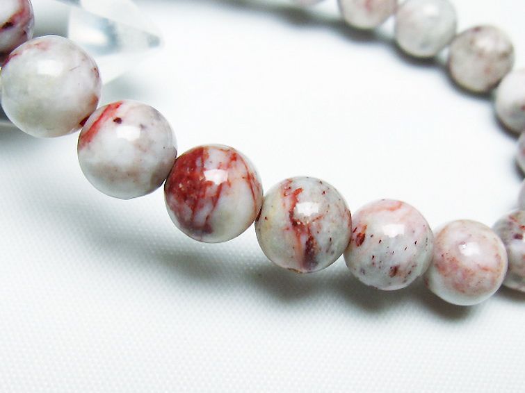 シナバークォーツ　賢者の石 ブレスレット 8mm [t34-13204] 3枚目