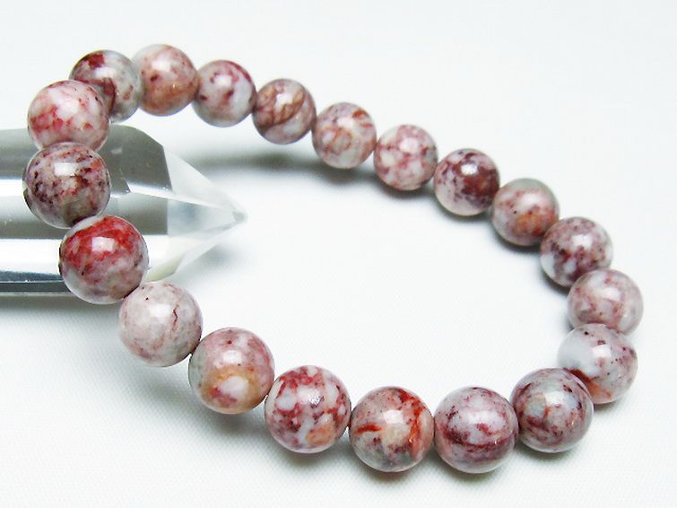 シナバークォーツ　賢者の石 ブレスレット 10mm [t34-13224] 1枚目