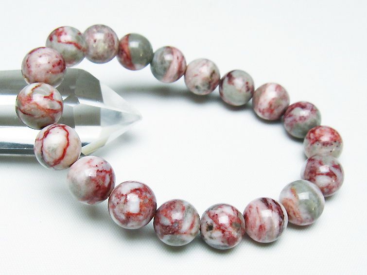 シナバークォーツ　賢者の石 ブレスレット 11mm [t34-13230] 1枚目