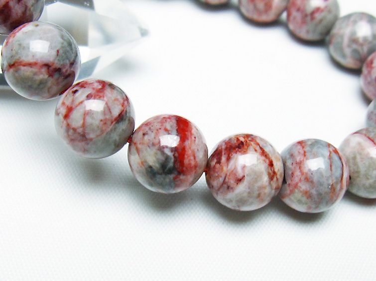 シナバークォーツ　賢者の石 ブレスレット 11mm [t34-13236] 3枚目