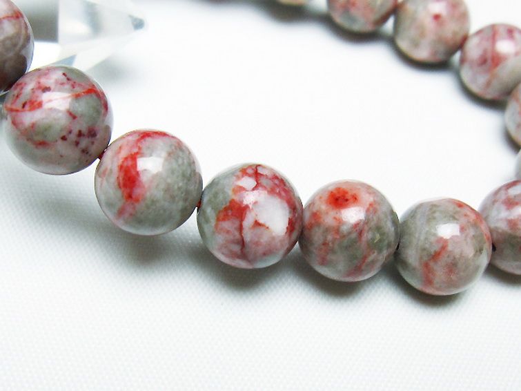 シナバークォーツ　賢者の石 ブレスレット 11mm [t34-13239] 3枚目